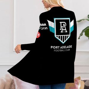 Port Adelaide FC Women's Patch Pocket Cardigan - VANDH 447