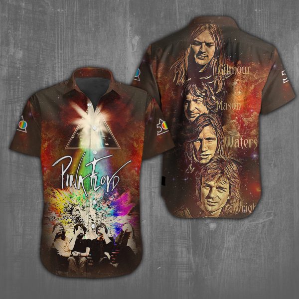 Pink Floyd Short Sleeve Dress Shirt - NGHIAVT 0017