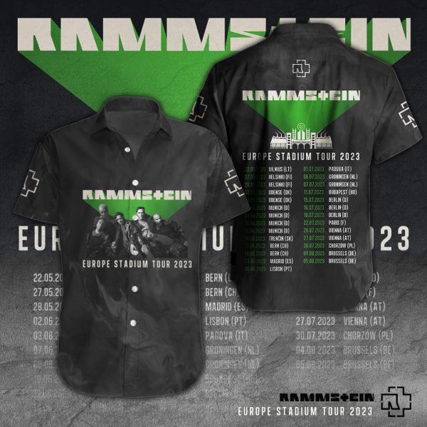 Rammstein Short Sleeve Dress Shirt - TANTN 1390