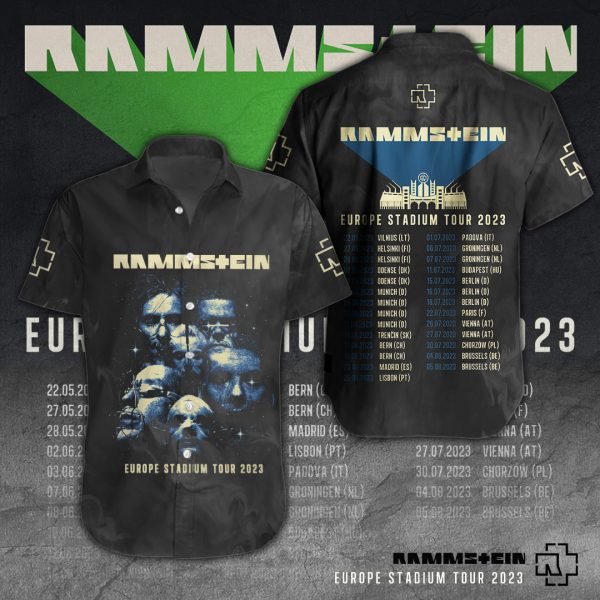 Rammstein Short Sleeve Dress Shirt - TANTN 1396
