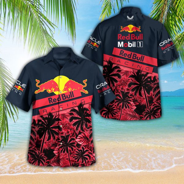 Red Bull Racing F1 3D Hawaii Shirt - HOATT 3809