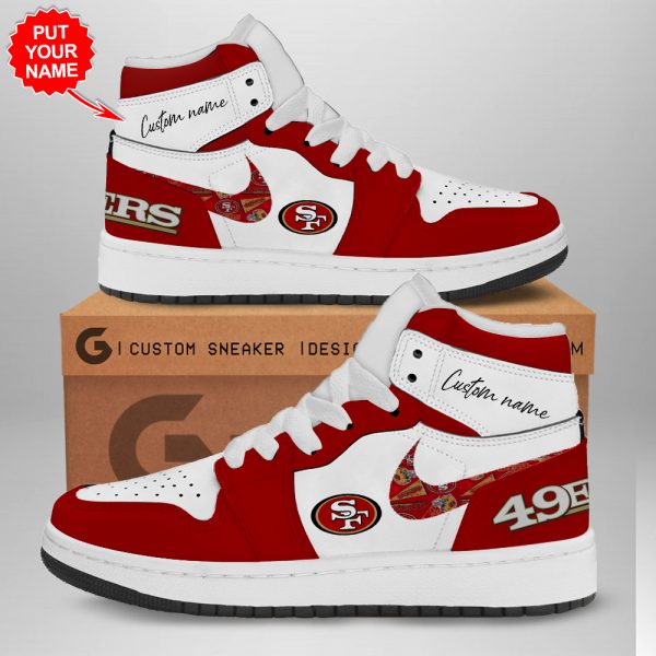 Personalized San Francisco 49ers AJ 1 Sneaker - TANTN 1546