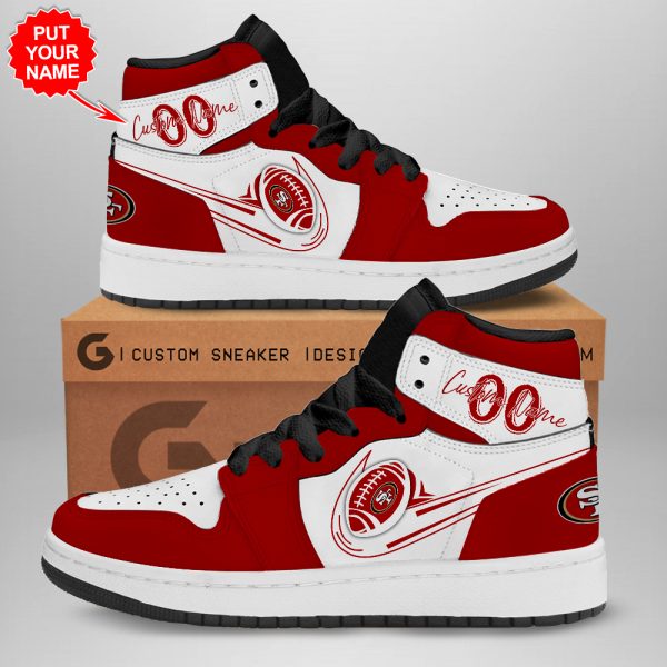 Personalized San Francisco 49ers AJ 1 Sneaker - TANTN 1550