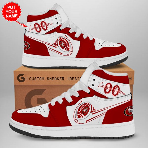 Personalized San Francisco 49ers AJ 1 Sneaker - TANTN 1550