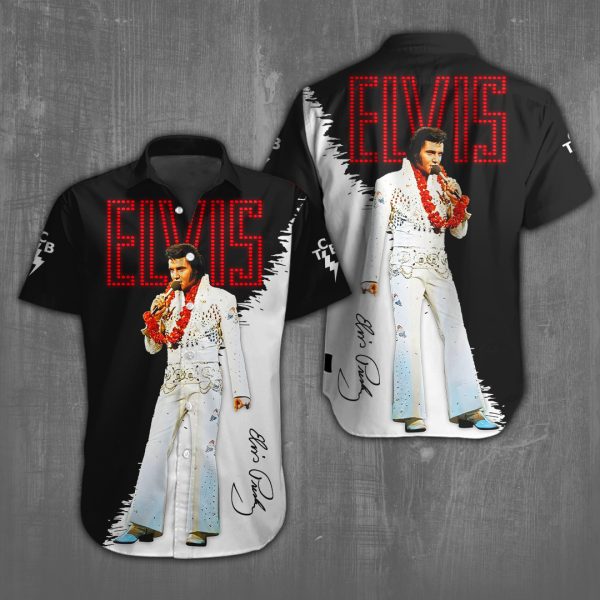Elvis Presley Short Sleeve Dress Shirt - NGHIAVT 0011