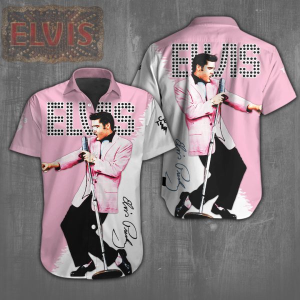 Elvis Presley Short Sleeve Dress Shirt - NGHIAVT 0002