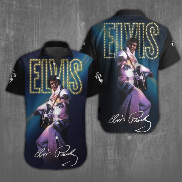 Elvis Presley Short Sleeve Dress Shirt - NGHIAVT 0009