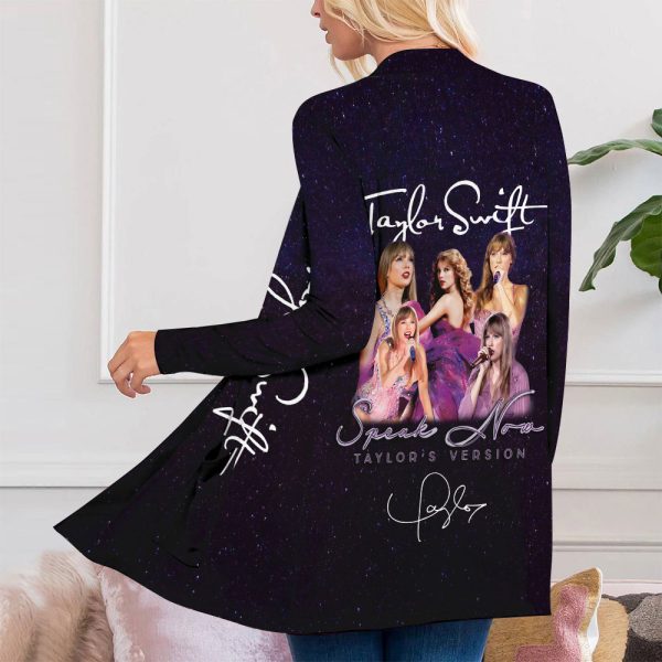 Taylor Swift Women's Patch Pocket Cardigan - HOATT 3715
