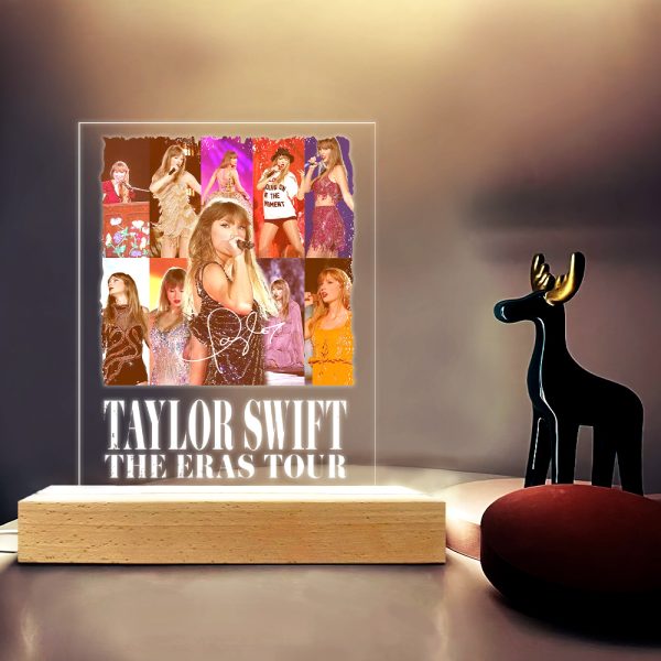 Taylor Swift Led Light with Wooden Base (7 Colors) - TANTN 1031