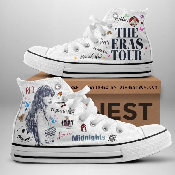 Taylor Swift High Top Canvas Shoes - VANDH 072