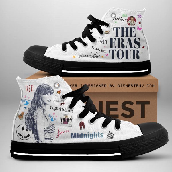 Taylor Swift High Top Canvas Shoes - VANDH 072