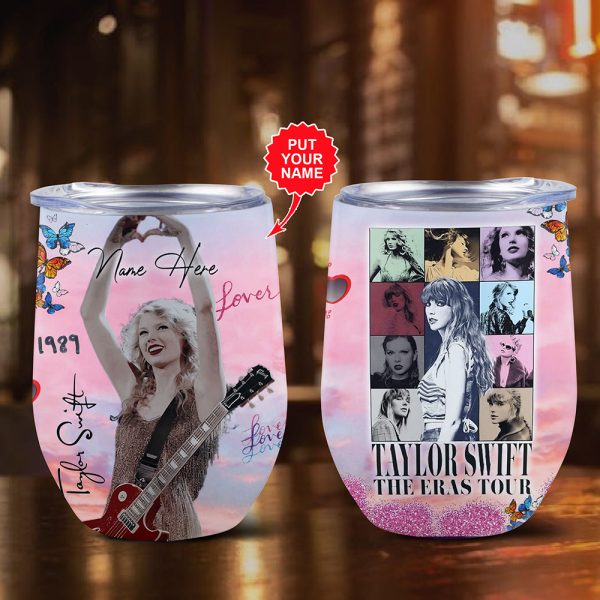 Personalized Taylor Swift Wine Tumbler - VANDH 123