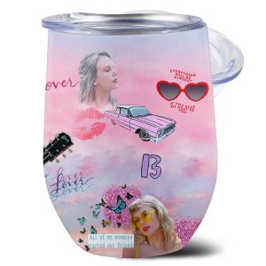 Personalized Taylor Swift Wine Tumbler - VANDH 123