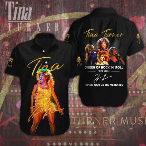 Tina Turner Short Sleeve Dress Shirt - HOATT 3176