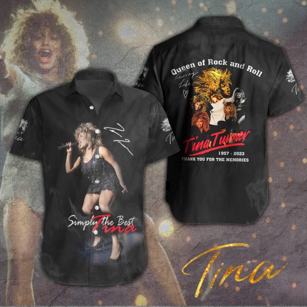 Tina Turner Short Sleeve Dress Shirt - TANTN 1011