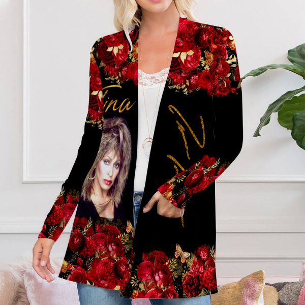 Tina Turner Women's Patch Pocket Cardigan - HOATT 3281