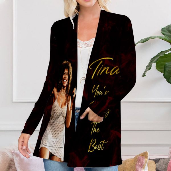 Tina Turner Women's Patch Pocket Cardigan - HOATT 3275