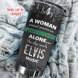 Personalized Elvis Presley Tumbler Cup - VANDH 307