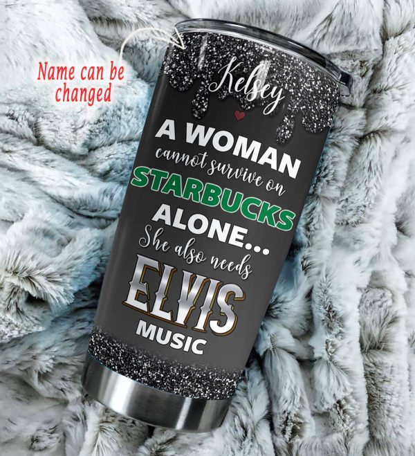 Personalized Elvis Presley Tumbler Cup - VANDH 307