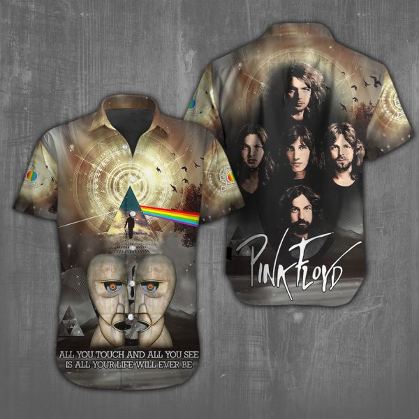 Pink Floyd Short Sleeve Dress Shirt - NGHIAVT 0032