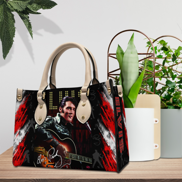 Elvis Presley Leather HandBag - HOATT 1266