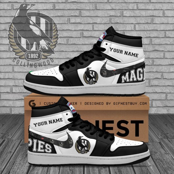 Personalized Collingwood FC AJ 1 Sneaker - VANDH 337