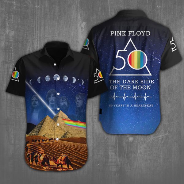 Pink Floyd Short Sleeve Dress Shirt - NGHIAVT 0058