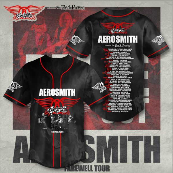 Aerosmith Baseball Jersey - TANTN 1636