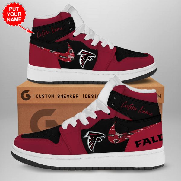 Personalized Atlanta Falcons AJ 1 Sneaker - TANTN 1615