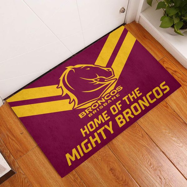 Brisbane Broncos Rubber Base Doormat - VANDH 638