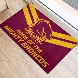 Brisbane Broncos Rubber Base Doormat - VANDH 638