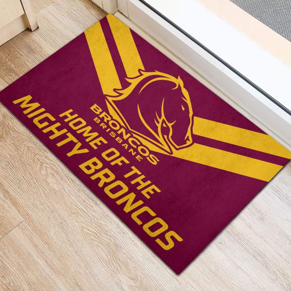 Brisbane Broncos Rubber Base Doormat - VANDH 638