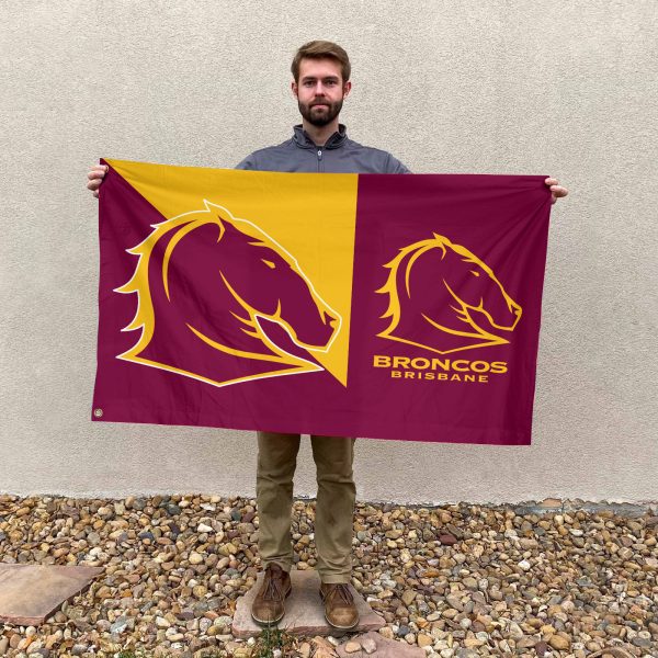 Brisbane Broncos 3D House Flag - VANDH 642