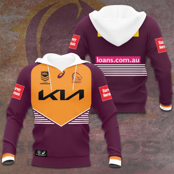 Brisbane Broncos 3D Apparel - VANDH 634