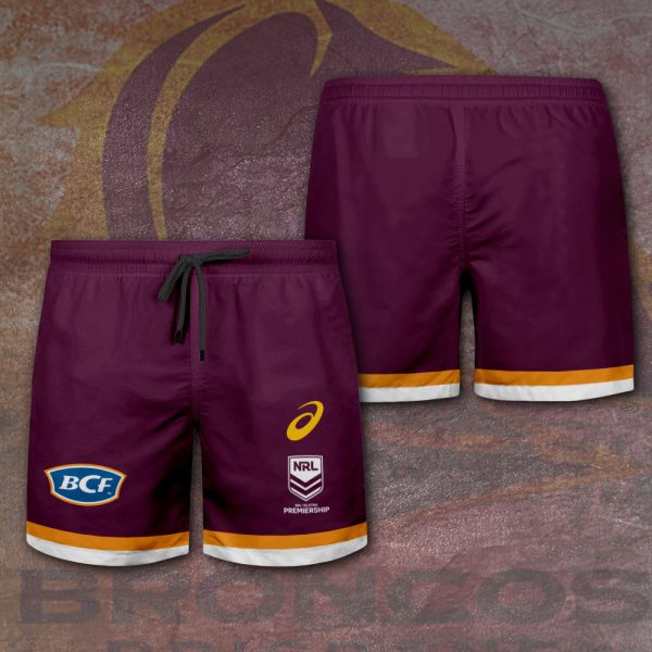 Brisbane Broncos 3D Shorts - VANDH 636