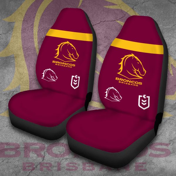Brisbane Broncos 2PCS Car Seat Cover - TANTN 2107