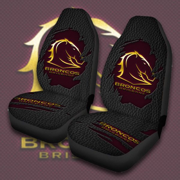 Brisbane Broncos 2PCS Car Seat Cover - VANDH 863