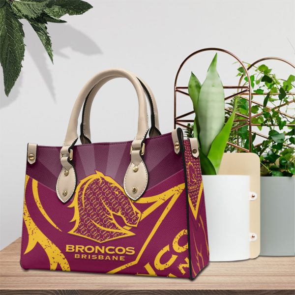 Brisbane Broncos Leather HandBag - VANDH 482