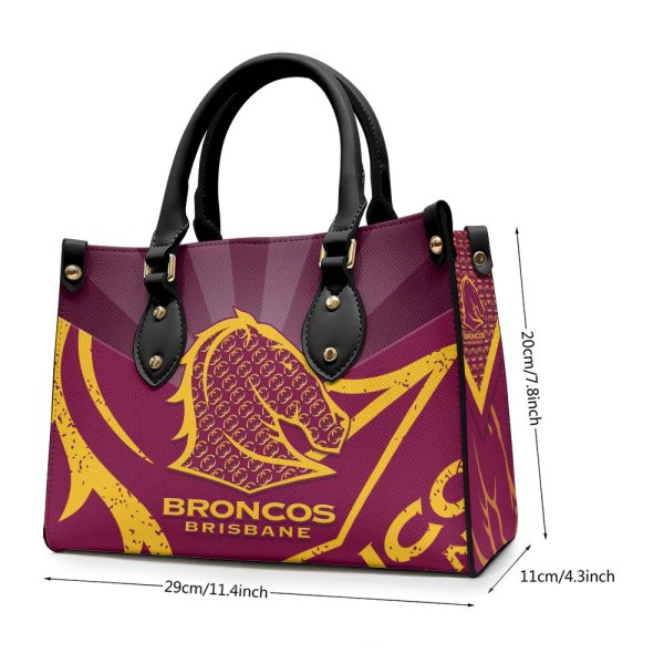 Brisbane Broncos Leather HandBag - VANDH 482