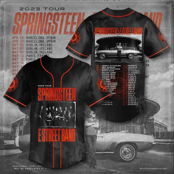 Bruce Springsteen Baseball Jersey - TANTN 1634