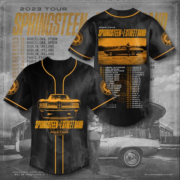 Bruce Springsteen Baseball Jersey - TANTN 1635