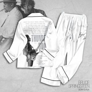 Bruce Springsteen Button Down Pajamas Set - TANTN 1915