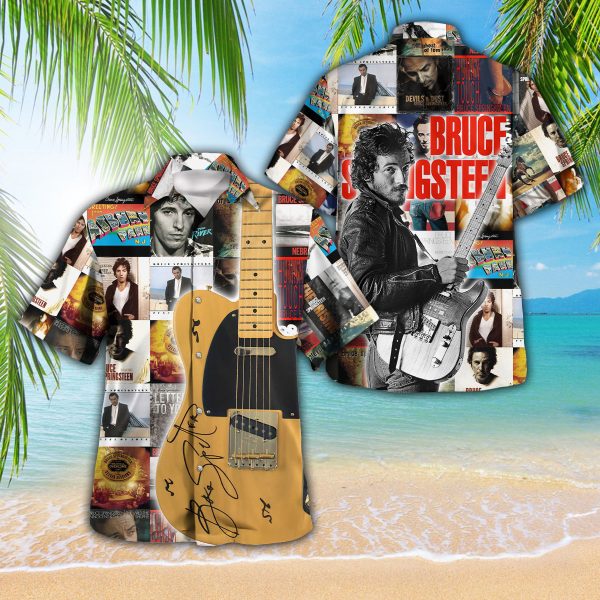 Bruce Springsteen 3D Hawaii Shirt - TANTN 1621