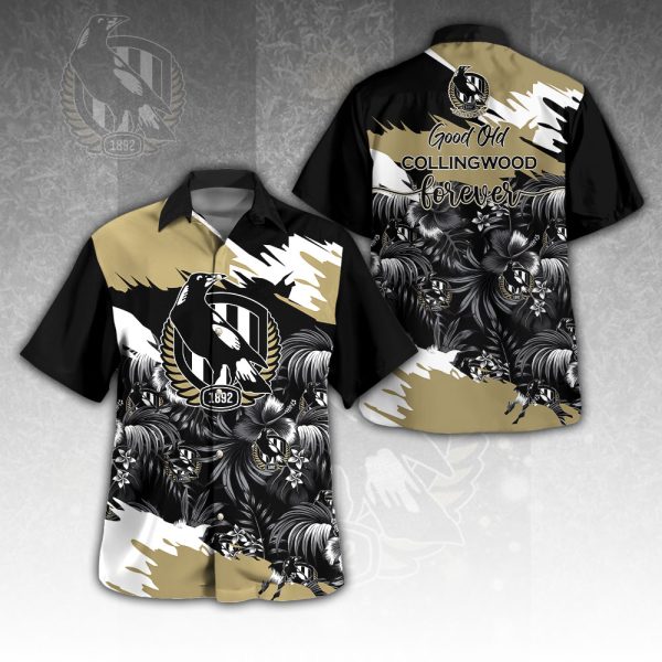 Collingwood FC 3D Hawaii Shirt - VANDH 514