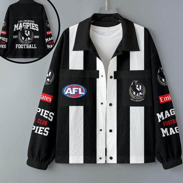 Collingwood FC Casual Lapel Jacket - VANDH 667