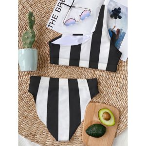 Collingwood FC Women's Bikini With Single Shoulder - VANDH 503