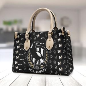 Collingwood FC Leather HandBag - VANDH 498