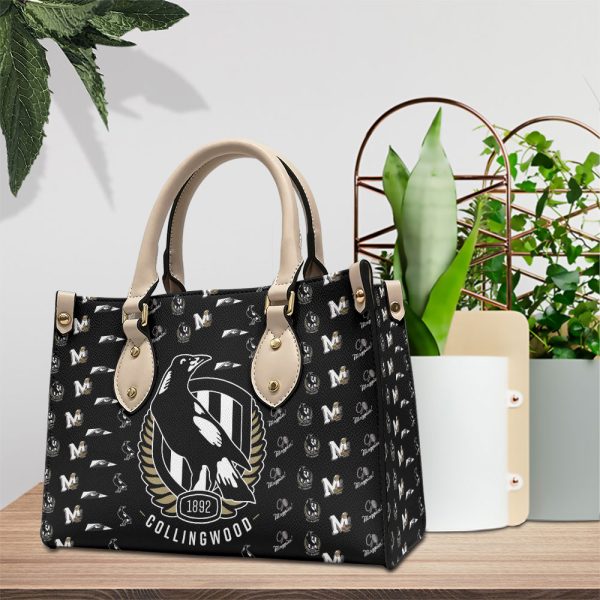 Collingwood FC Leather HandBag - VANDH 498