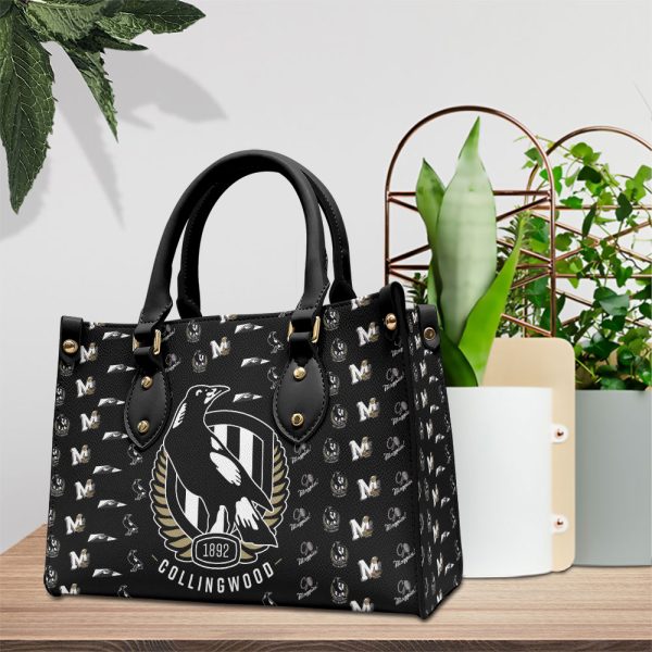 Collingwood FC Leather HandBag - VANDH 498