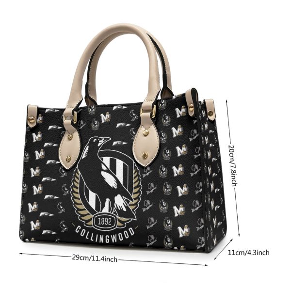 Collingwood FC Leather HandBag - VANDH 498